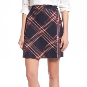 Halogen Plaid Mini Skirt